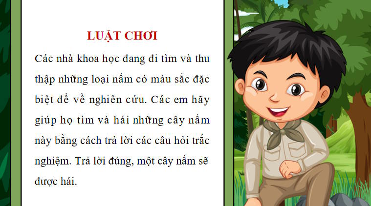 Trò chơi khởi động Công nghệ Trồng trọt 10 Bài 22
