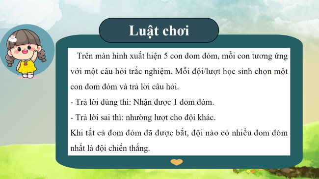 Game khởi động Công nghệ 4 Bài 1: Lợi ích của hoa, cây cảnh đối với đời sống
