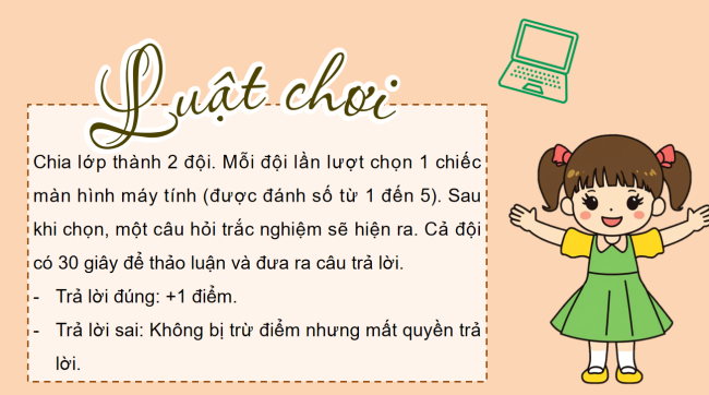 Game khởi động Công nghệ 4 Bài 3: Vật liệu và dụng cụ trồng hoa, cây cảnh trong chậu