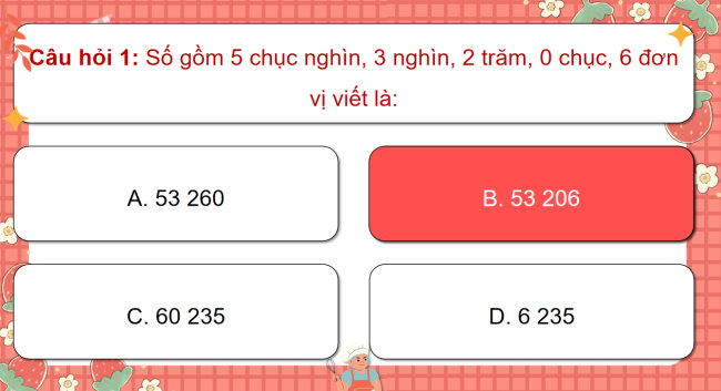 Game khởi động Toán 3 Bài 81: Ôn tập chung