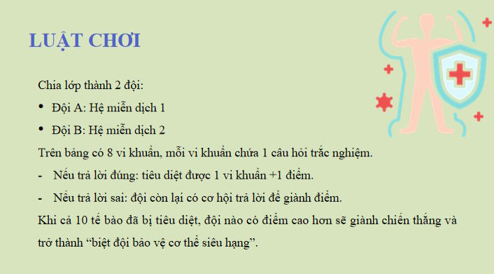 Game khởi động Sinh học 10 Bài 11