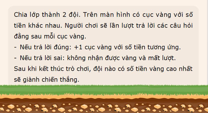 Game khởi động Sinh học 10 Bài 18