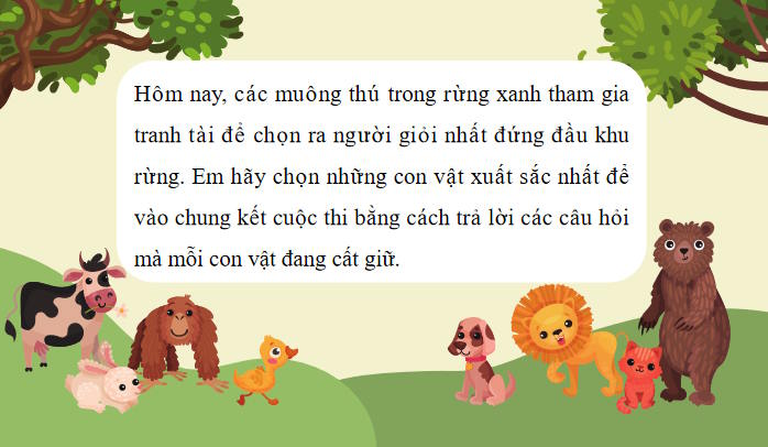 Game khởi động Sinh học 10 Bài 3