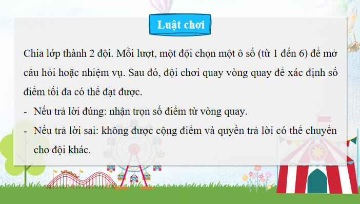 Game khởi động Sinh học 10 Bài 4
