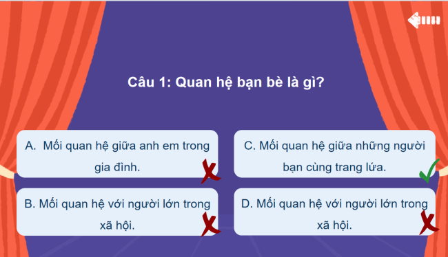 Game khởi động Đạo đức 4 Bài 7: Duy trì quan hệ bạn bè