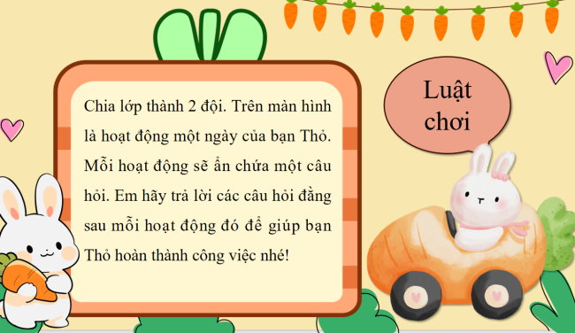 Game khởi động Khoa học 4 Bài 29: Chuỗi thức ăn trong tự nhiên