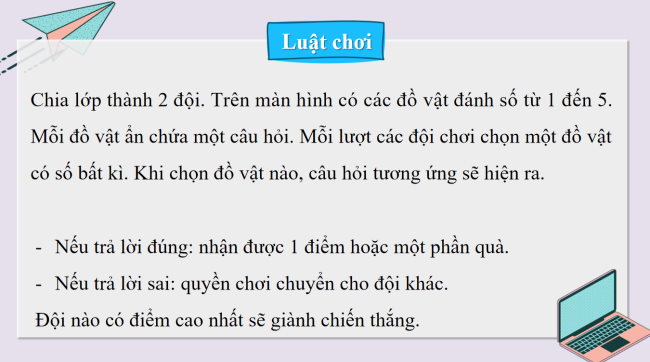 Game khởi động Lịch sử - Địa lí 4 Bài 24: Thiên nhiên vùng Nam Bộ