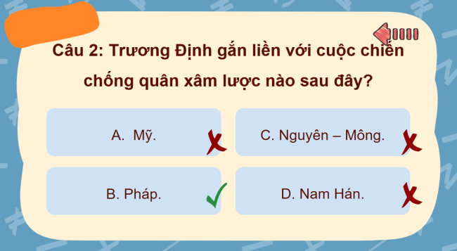 Game khởi động Lịch sử - Địa lí 4 Bài 26