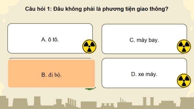 Game khởi động Đạo đức 3 Bài 10