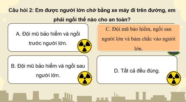 Game khởi động Đạo đức 3 Bài 10