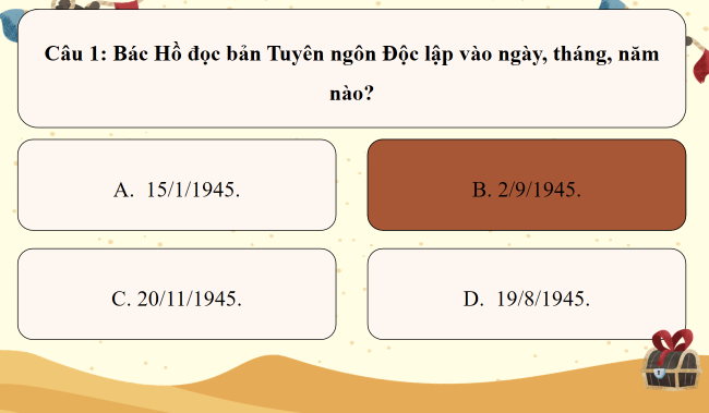 Game khởi động Đạo đức 3 Bài 2: Tự hào Tổ quốc Việt Nam