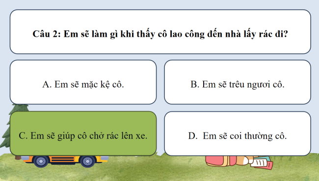 Game khởi động Đạo đức 3 Bài 7: Khám phá bản thân