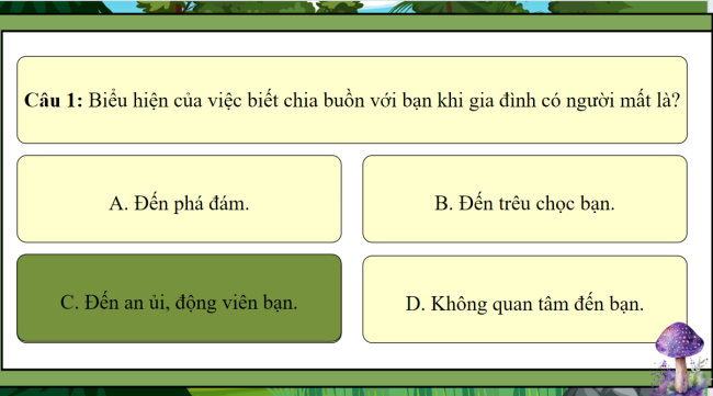 Game khởi động Đạo đức 3 Bài 8: Xử lí bất hòa với bạn bè