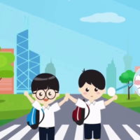 Trò chơi khởi động Đạo đức 3 Bài 9: Đi bộ an toàn