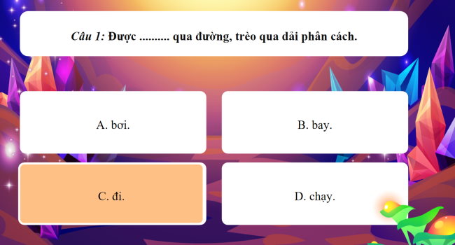 Game khởi động Đạo đức 3 Bài 9: Đi bộ an toàn