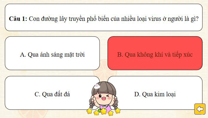 Game khởi động Sinh học 10 Bài 25
