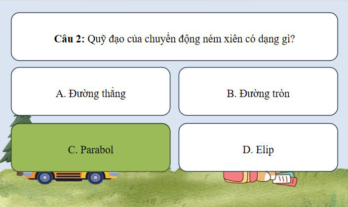 Game khởi động Vật lí 10 Bài 12