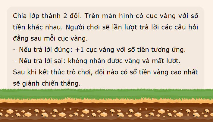 Game khởi động Vật lí 10 Bài 18