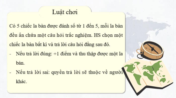 Game khởi động Vật lí 10 Bài 19