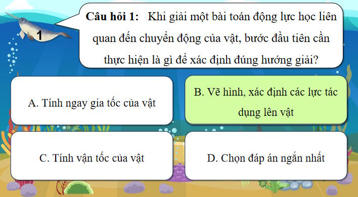 Game khởi động Vật lí 10 Bài 20