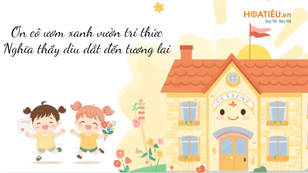 Lời cảm ơn của học sinh dành cho thầy cô mẫu giáo