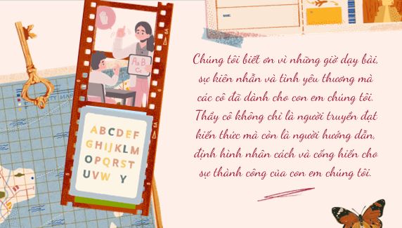 PPT Lời cảm ơn của phụ huynh dành cho giáo viên