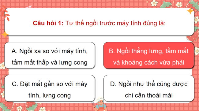 Game khởi động Tin học 3 Bài 4: Làm việc với máy tính