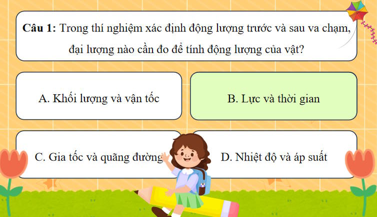 Game khởi động Vật lí 10 Bài 30