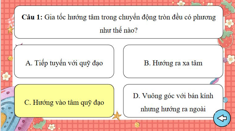 Game khởi động Vật lí 10 Bài 32