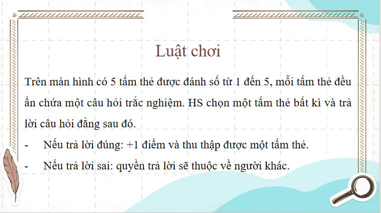 Game khởi động Vật lí 10 Bài 33
