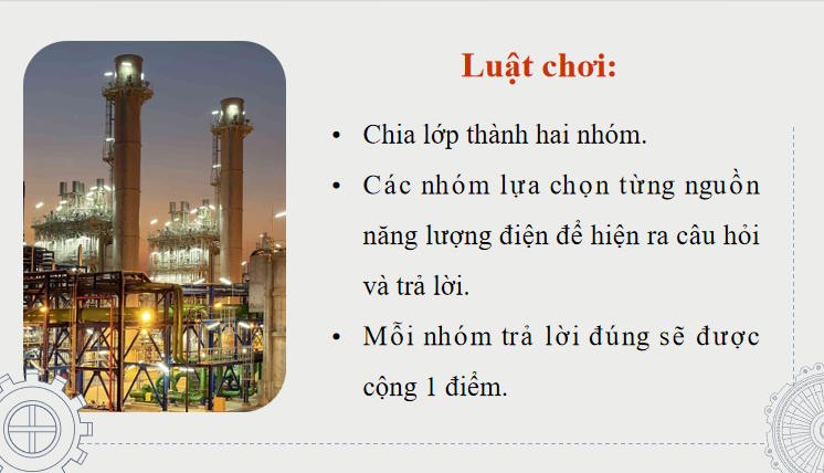 Trò chơi khởi động Vật lí 11 Bài 1