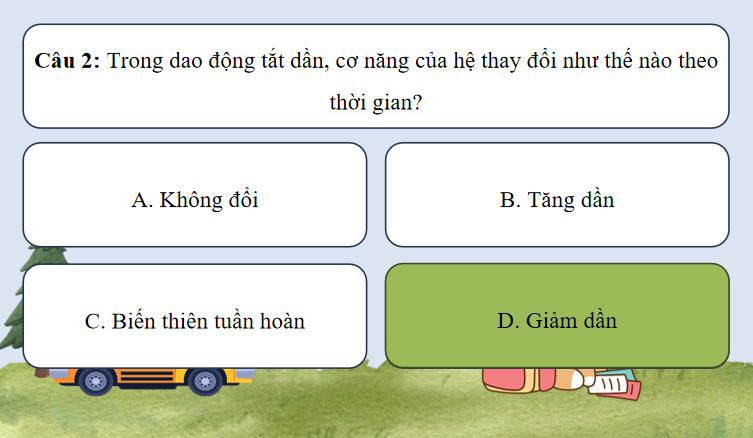 Trò chơi khởi động Vật lí 11 Bài 6