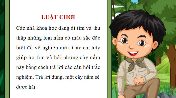 Trò chơi khởi động Vật lí 11 Bài 7