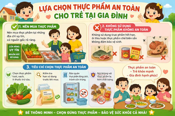 Chế biến thức ăn hợp vệ sinh