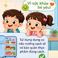 Bài tuyên truyền an toàn thực phẩm trong trường mầm non