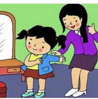  Giáo án mầm non: Kỹ năng mặc quần áo