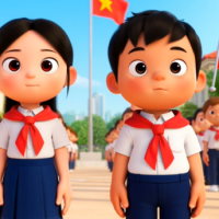 Video AI khởi động Đạo đức 3 Bài 1: Chào cờ và hát quốc ca