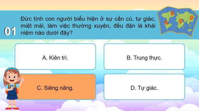 Game khởi động GDCD 6 Bài 3