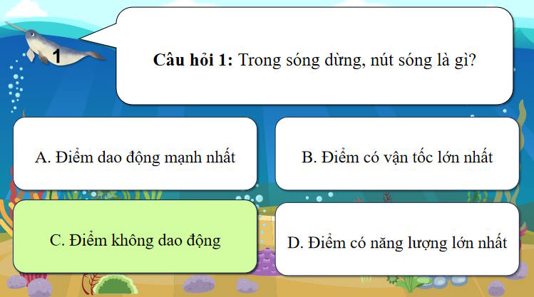 Game khởi động Vật lí 11 Bài 13