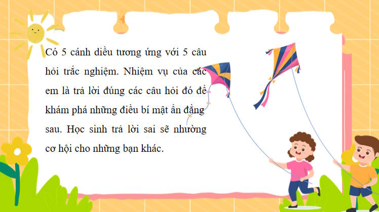 Game khởi động Vật lí 11 Bài 18