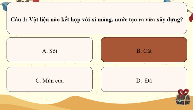Game khởi động Công nghệ 6 Bài 2