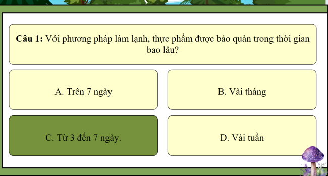 Game khởi động Công nghệ 6 Ôn tập chương II