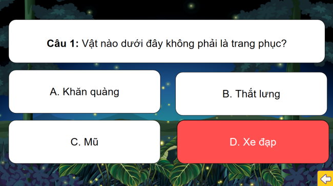 Game khởi động Công nghệ 6 Bài 7
