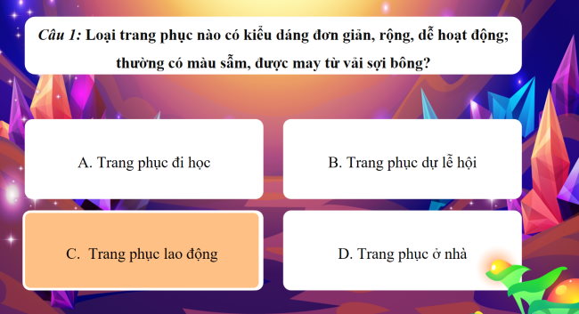 Game khởi động Công nghệ 6 Ôn tập chương III