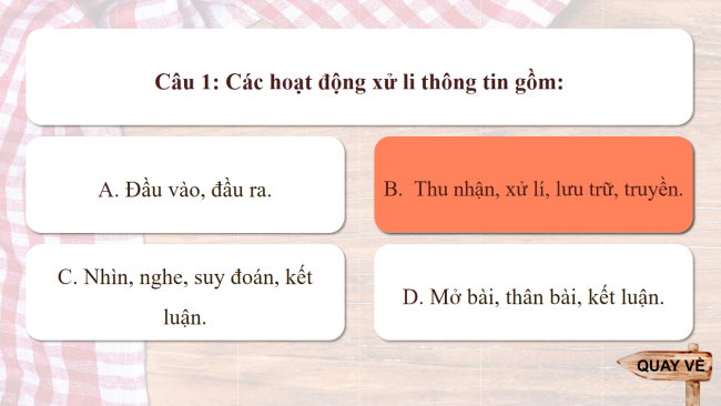 Game khởi động Tin học 6 Bài 2
