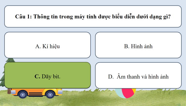 Game khởi động Tin học 6 Bài 3