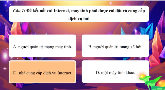 Game khởi động Tin học 6 Bài 5