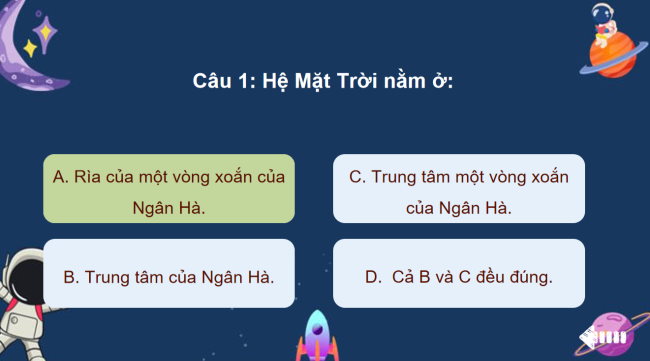 Game khởi động Khoa học tự nhiên 6 Bài 55
