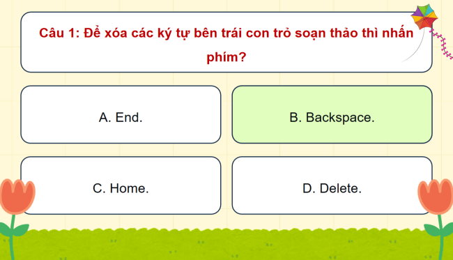 Game khởi động Tin học 6 Bài 14