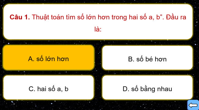 Game khởi động Tin học 6 Bài 15